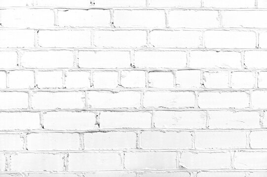 Fototapeta Texture white brick wall on a transparent background.