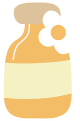 Pastel pill bottle