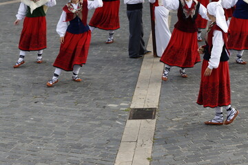 Basque folk dance peformance