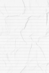 Notebook paper background. Lined notebook paper. crumpled paper background