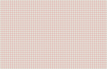 White blank notebook sheet with grid