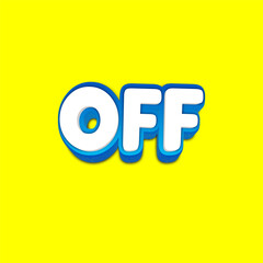 Off text effect