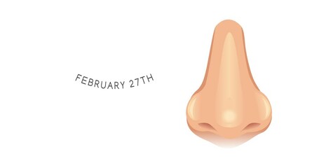 anosmia awareness month motion video, ideal for anosmia awareness month celebration