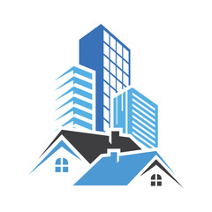 Real estate concept logo