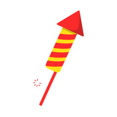Rocket Firework Illustration