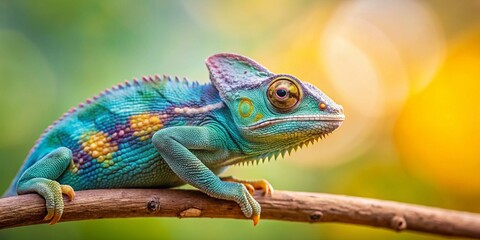 Obraz premium Minimalist Photography of Exotic Pets in Serene Settings: Capturing the Beauty and Uniqueness of Rare Animals with a Clean Aesthetic