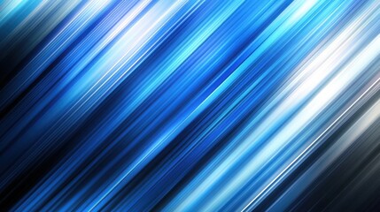 Fototapeta premium Abstract blue diagonal lines creating a dynamic and modern visual effect.