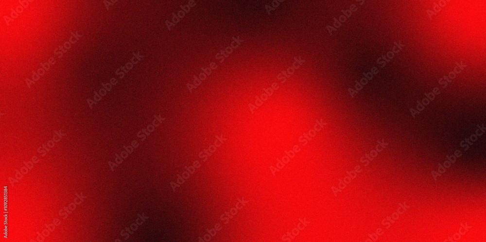 Poster Digital grainy gradient with a colorful soft noise effect. Vintage Grunge Texture Pattern in dark red Tones for Artful Wallpaper. Gradient blur, noise, grain, texture abstract background design.