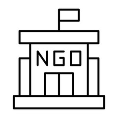 Non Goverment Organization Icon, NGO symbol