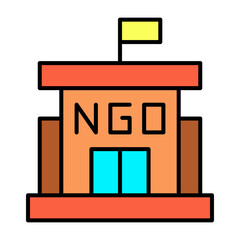 Non Goverment Organization Icon, NGO symbol