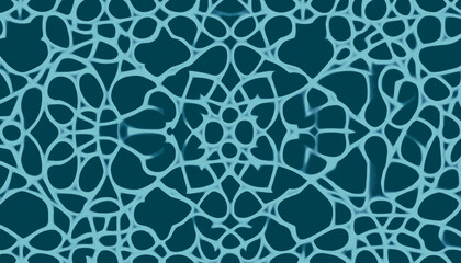 Turquoise Moroccan Tile Pattern