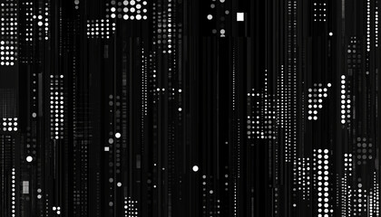 Black and White Dot Pattern