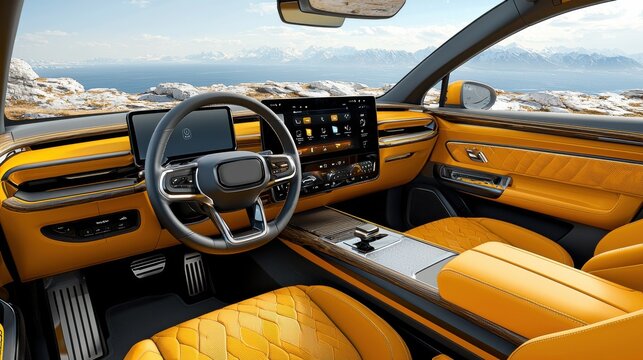 Exploring handsfree steering wheel technology in autonomous electric vehicles a comparative analysis of autonomous and standard models in modern automotive design