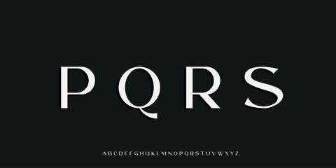 Alphabet Font Collection Classic and Modern Lettering Elegant Minimalist 
