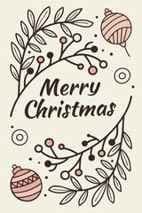 illustration of a christmas background