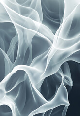 Fototapeta premium Minimalist technology background with clean, simple lines, soft gradients, and abstract geometric shapes, embodying the simplicity the image captures the serene flow of gentle blue textured 