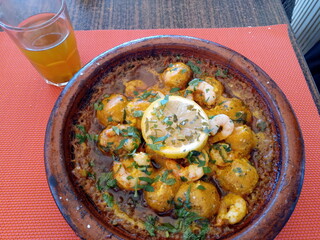 Fish Ball and Shrimp Tagine