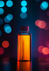 Beauty products in the studio. Cosmetic products. Cosmetics perfume serum packaging advertising image mockup 

