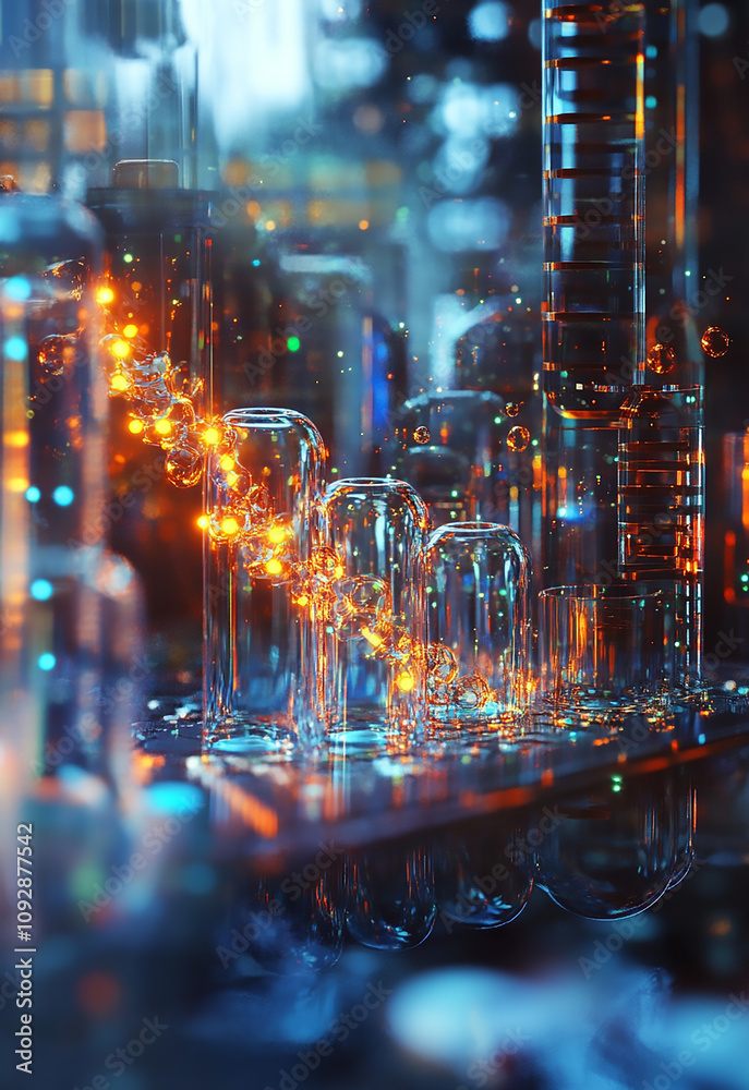 Poster modern circuit processor board technology machine. digital background representing innovative techno