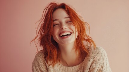 The Joyful Young Woman