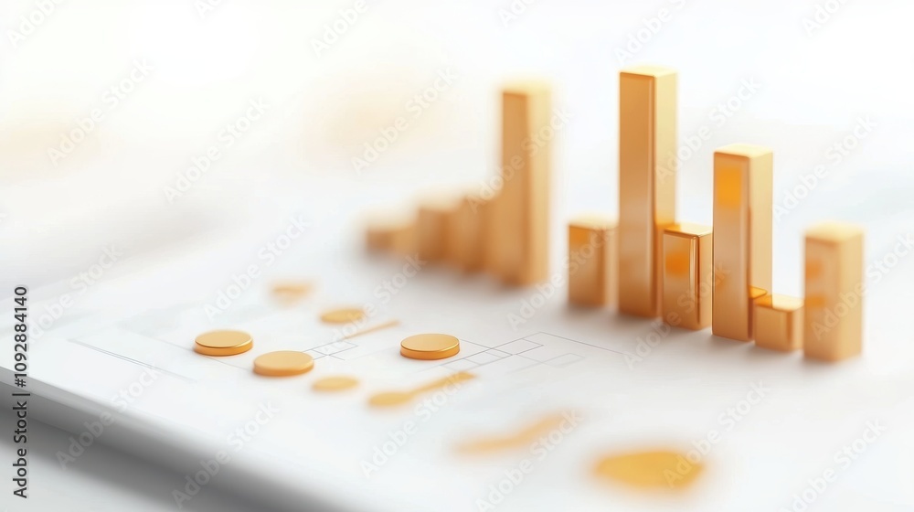 Poster interactive digital wealth management dashboard with colorful charts for financial analysis and data