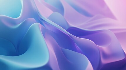 Obraz premium Abstract Purple and Blue Fluid Waves Background