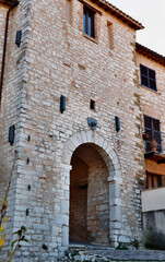 Fototapeta premium Gualdo Tadino , San Benedetto gate