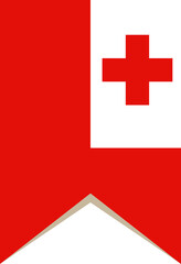 Obraz premium National flag of Tonga