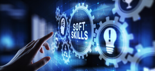 Soft skills and personal fitness responsibility HR human resources concept.