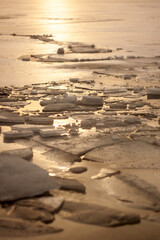 sunset on the beach