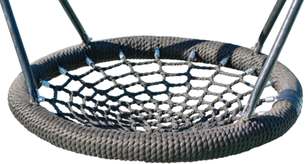 Modern new children's swing close up