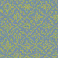 medallion watercolor damask repeat pattern vector file boho design