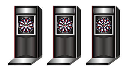 ダーツ イラスト　darts illustration