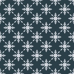 pattern with snowflakes