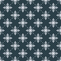 pattern with snowflakes