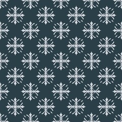 pattern with snowflakes
