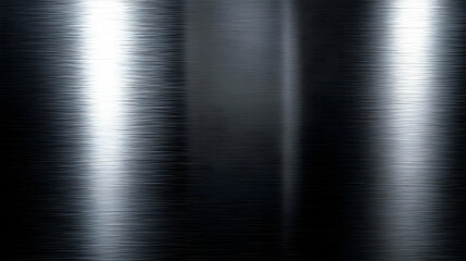 Brushed Metal Texture: Gleaming Surface Design, Industrial Background, Abstract Steel