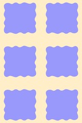 pastel blue frame and cream background 	