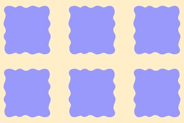 pastel blue frame and cream background 