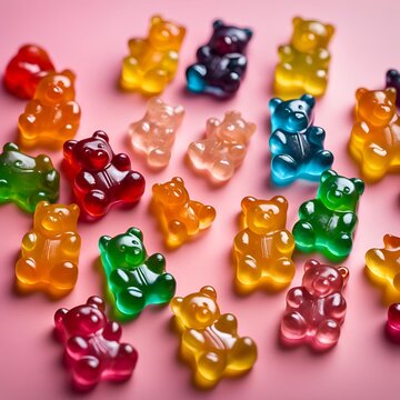 Ositos de goma de diferentes colores.