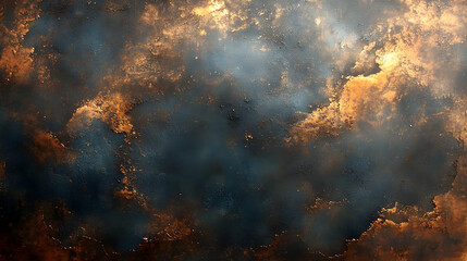 Naklejka premium Create Stunning Textures: Dark & Copper Abstract Art