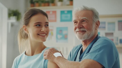 Fototapeta premium The Doctor and Patient Interaction