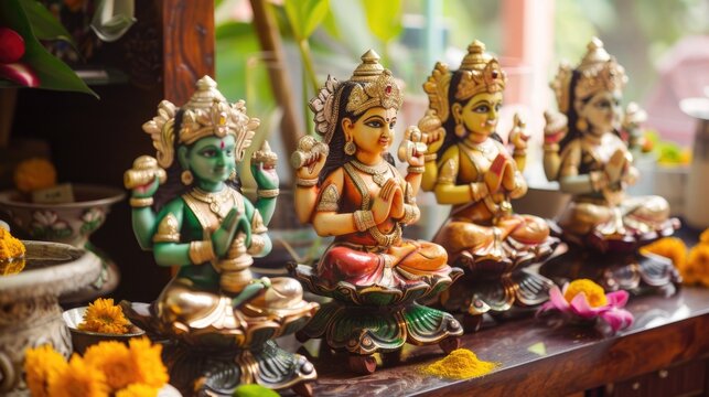 celebration of the festival Navaratri, nine nights, Diwali