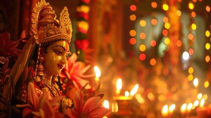 celebration of the festival Navaratri, nine nights, Diwali