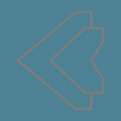 Double Arrow Lefticon Design