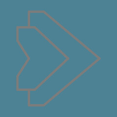 Double Arrow Righticon Design