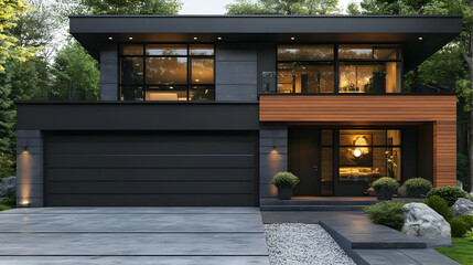Obraz premium Modern House Design: Stunning Architecture & Exterior