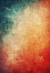 Fototapeta premium Abstract grungy gradient texture background, showcasing vibrant colors and A textured canvas background displaying a rich tapestry of warm autumn colors, with layers of orange 