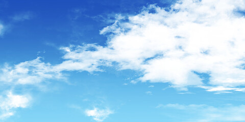 背景素材_青空と雲