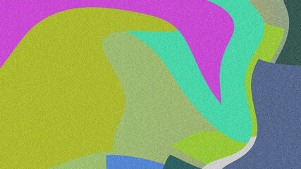 Vibrant and Modern Gradient Background Featuring Smooth Fluid Shapes – Grainy Noise Texture Adds a Futuristic and Unique Visual Touch for Poster Designs